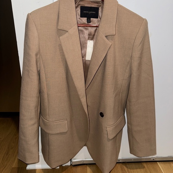 Banana Republic DOUBLE WEAVE ASYMMETRICAL BLAZER - Picture 5 of 5